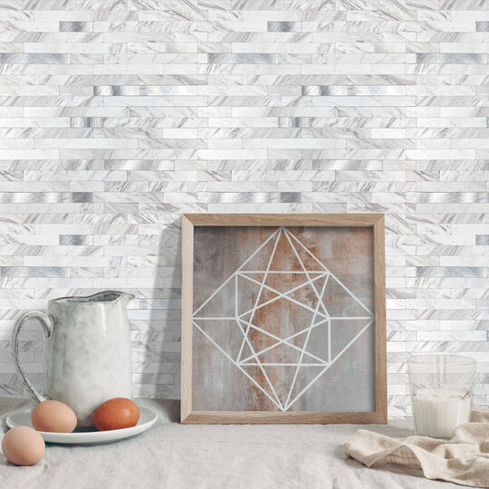 selbstklebende Wandfliese Premium Metal and Marble image number null